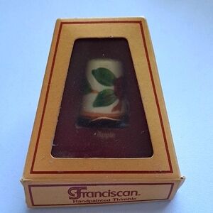Franciscan Handpainted Thimble